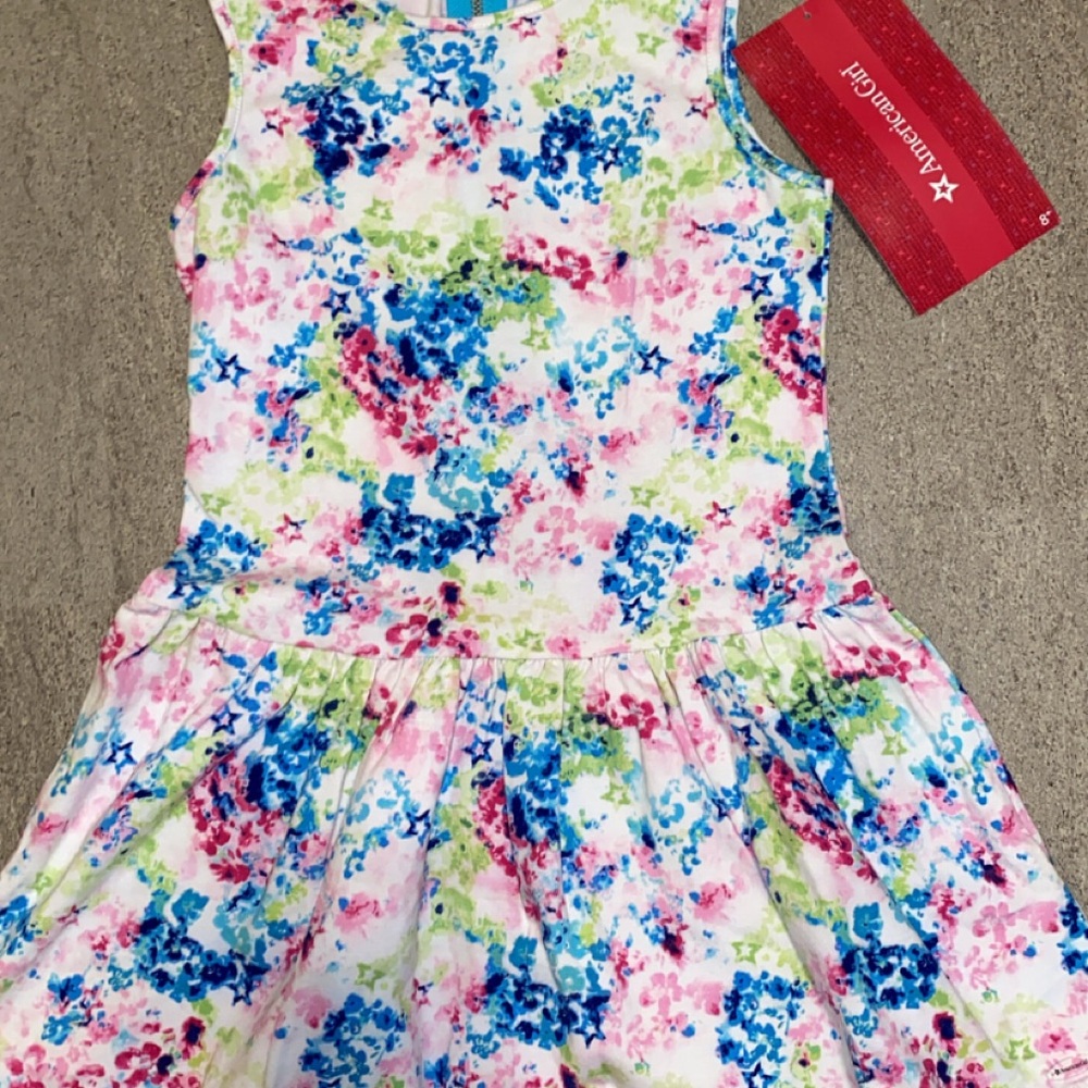 American Girl Colorful Floral Dress